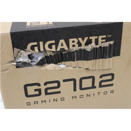 SALE OUT. SALE OUT. Gigabyte | G27Q2 EK | 27 " | SS IPS | QHD | 16:9 | 200 Hz | 0.5 ms | 2560 x 1440 pixels | 350 cd/m² | HDMI ports quantity 2 | Black | Warranty 35 month(s) | DAMAGED PACKAGING, SCRTACHED ON THE SCREEN - Image 3