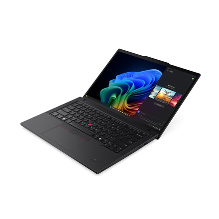 Lenovo ThinkPad T14 G6 Intel | Black | 14 " | IPS | WUXGA | 1920 x 1200 pixels | Anti-glare | Intel Core Ultra 7 | 258V | 32 GB | Soldered LPDDR5x | Solid-state drive capacity 1000 GB | Intel Arc Graphics 140V | Windows 11 Pro | 802.11be | Bluetooth version 5.4 | Keyboard language Nordic | Keyboard backlit | Warranty 36 month(s) | Battery warranty 12 month(s) - Image 6
