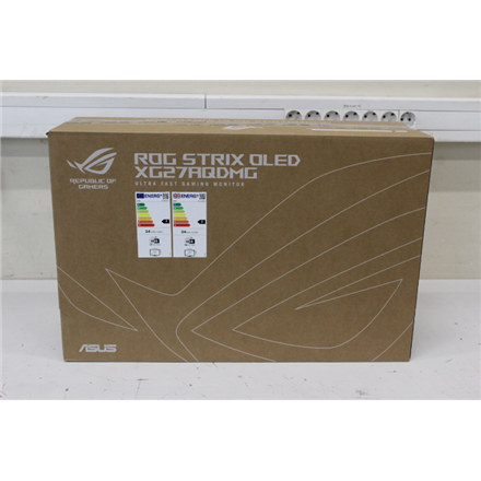 SALE OUT. Asus XG27AQDMG 27" 2560x1440/16:9/450cd/m2/Display Port HDMI | SALE OUT. Asus | ROG Strix OLED | XG27AQDMG | 27 " | WOLED | 16:9 | 240 Hz | 0.03 ms | 2560 x 1440 pixels | HDMI ports quantity 2 | Black | Warranty 36 month(s) | DAMAGED PACKAGING AND INNER FOAM - Image 2