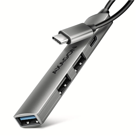 AXAGON ALU STRIP USB-C 4 port hub | HUE-STC - Image 2