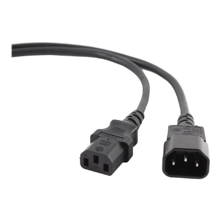 Cablexpert | PC-189-VDE power extension cable 1.8 meter | Black C14 coupler | C14 coupler - Image 3