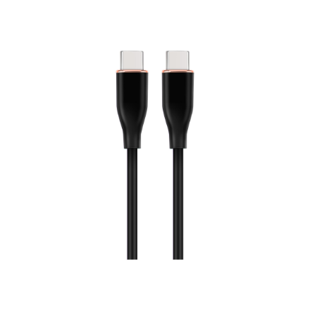 Cablexpert | Premium Silicon Type-C Power Delivery (PD) Charging and Data Cable, 1.5 m | CC-USB2S-CMCM-1.5M-BK - Image 2