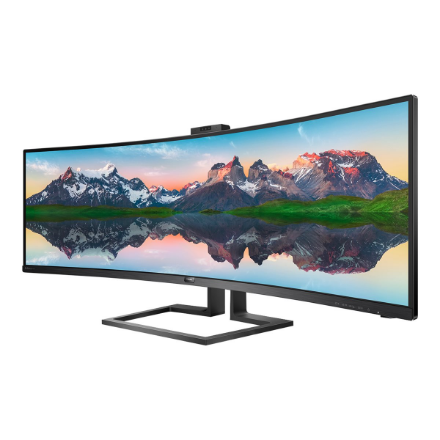 Philips | SuperWide curved LCD display | 499P9H/00 | 48.8 " | VA | Dual QHD | 32:9 | 70 Hz | 5 ms | 5120 x 1440 pixels | 450 cd/m² | Headphone out | HDMI ports quantity 2 | Black - Image 6
