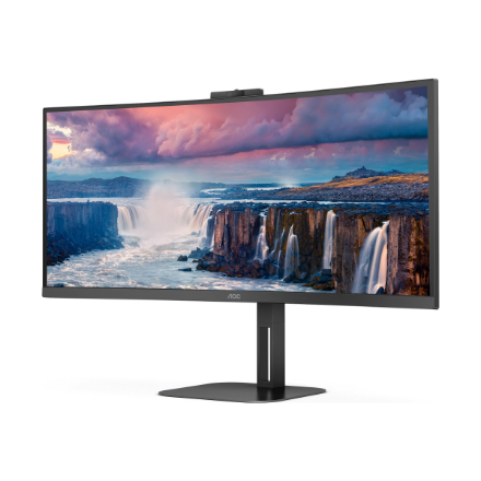 AOC | CU34V5CW/BK | 34 " | VA | 21:9 | 100 Hz | 4 ms | 3440 x 1440 pixels | HDMI ports quantity 1 - Image 7