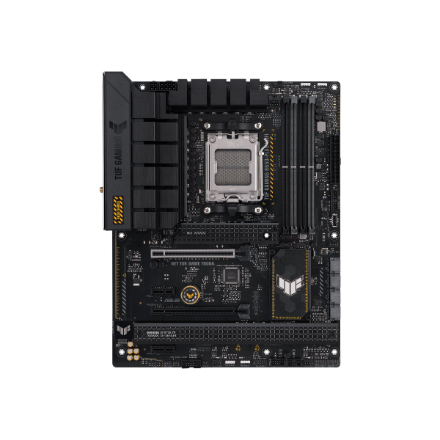 Asus | TUF GAMING B650-PLUS WIFI | Processor family AMD | Processor socket AM5 | DDR5 DIMM | Memory slots 4 | Supported hard disk drive interfaces SATA, M.2 | Number of SATA connectors 4 | Chipset AMD B650 | ATX - Image 3