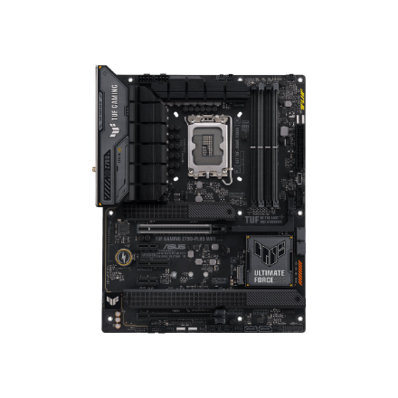 Asus | TUF GAMING Z790-PLUS WIFI | Processor family Intel | Processor socket LGA1700 | DDR5 | Supported hard disk drive interfaces SATA, M.2 | Number of SATA connectors 4 - Image 2