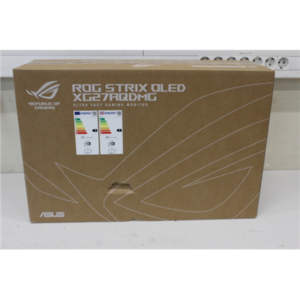 Asus ROG Strix OLED | XG27AQDMG | 27 " | WOLED | 16:9 | 240 Hz | 0.03 ms | 2560 x 1440 pixels | HDMI ports quantity 2 | Black | Warranty 36 month(s) | DAMAGED PACKAGING, SCRATCHES ON STAND BOTTOM