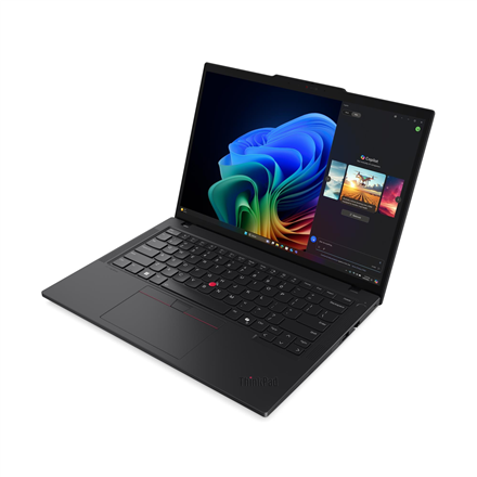Lenovo ThinkPad T14 G6 Intel | Black | 14 " | IPS | WUXGA | 1920 x 1200 pixels | Anti-glare | Intel Core Ultra 7 | 258V | 32 GB | Soldered LPDDR5x | Solid-state drive capacity 1000 GB | Intel Arc Graphics 140V | Windows 11 Pro | 802.11be | Bluetooth version 5.4 | Keyboard language Nordic | Keyboard backlit | Warranty 36 month(s) | Battery warranty 12 month(s) - Image 5