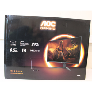 SALE OUT. AOC | Curved Gaming Monitor | C32G2ZE | 31.5 " | VA | FHD | 16:9 | 240 Hz | 1 ms | 1920 x 1080 | 300 cd/m² | Headphone out (3.5mm) | HDMI ports quantity 2 | Black | Warranty 34 month(s) | DAMAGED PACKAGING
