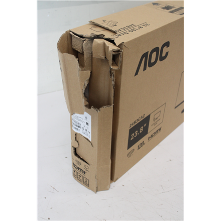 SALE OUT. AOC 24B3CA2 23.8" IPS/1920x1080/16:9/1ms/250cd/m2/HDMI, Audio out, USB | AOC SALE OUT. | 24B3CA2 | 23.8 " | IPS | FHD | 100 Hz | 1 ms | 1920 x 1080 pixels | 250 cd/m² | HDMI ports quantity 1 | Black | Warranty 36 month(s) | DAMAGED PACKAGING - Image 3