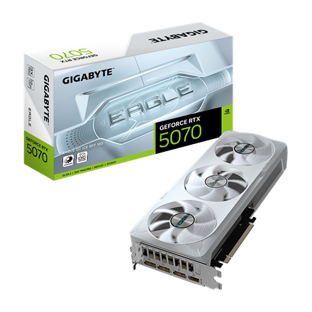 Gigabyte GeForce RTX 5070 EAGLE OC ICE SFF 12G | NVIDIA | 12 GB | GeForce RTX 5070 | HDMI ports quantity 1 | PCI-E 5.0 - Image 2