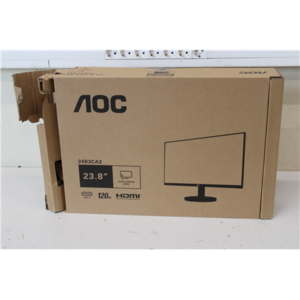 SALE OUT. AOC 24B3CA2 23.8" IPS/1920x1080/16:9/1ms/250cd/m2/HDMI, Audio out, USB | AOC SALE OUT. | 24B3CA2 | 23.8 " | IPS | FHD | 100 Hz | 1 ms | 1920 x 1080 pixels | 250 cd/m² | HDMI ports quantity 1 | Black | Warranty 36 month(s) | DAMAGED PACKAGING