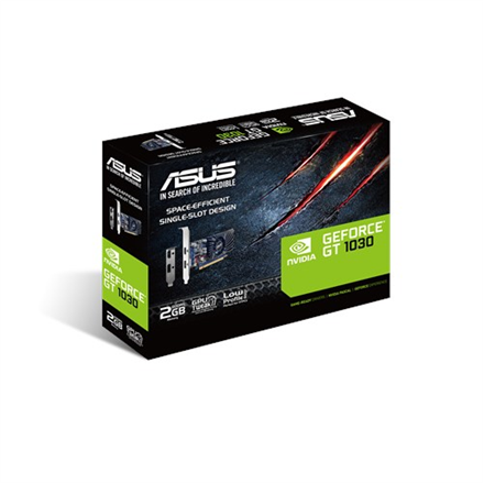 Asus | NVIDIA | 2 GB | GeForce GT 1030 | GDDR5 | HDMI ports quantity 1 | PCI Express 3.0 | Memory clock speed 6008 MHz | Processor frequency 1266 MHz - Image 5