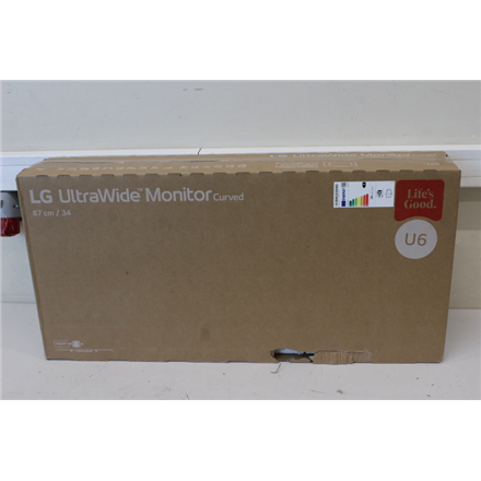 LG SALE OUT. 34U650A-B | 34 " | IPS | 21:9 | 100 Hz | 5 ms | 3440 x 1440 pixels | 300 cd/m² | HDMI ports quantity 2 | Warranty 24 month(s) | DAMAGED PACKAGING - Image 3