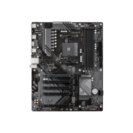 Gigabyte B550 EAGLE | Processor family AMD | Processor socket AM4 | DDR4 | Supported hard disk drive interfaces SATA, M.2 | Number of SATA connectors 4 - Image 2