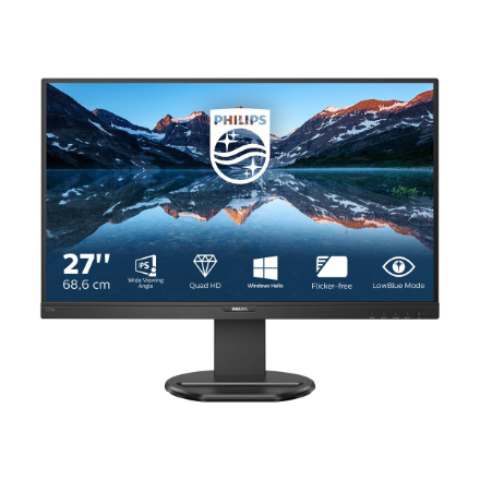 Philips | USB-C Monitor | 276B9/00 | 27 " | IPS | QHD | 16:9 | 75 Hz | 4 ms | 2560 x 1440 pixels | 350 cd/m² | HDMI ports quantity 1 | Black - Image 3
