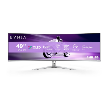 Philips | 49M2C8900L/00 | 49 " | OLED | 32:9 | 144 Hz | 0.03 ms | 5120 x 1440 pixels | HDMI ports quantity 2 | Warranty 24 month(s) - Image 4