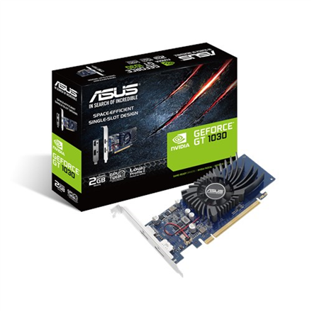 Asus | NVIDIA | 2 GB | GeForce GT 1030 | GDDR5 | HDMI ports quantity 1 | PCI Express 3.0 | Memory clock speed 6008 MHz | Processor frequency 1266 MHz - Image 2