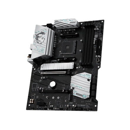MSI B550 GAMING WIFI | Processor family AMD | Processor socket AM4 | DDR4 | Supported hard disk drive interfaces SATA, M.2 | Number of SATA connectors 6 - Image 3