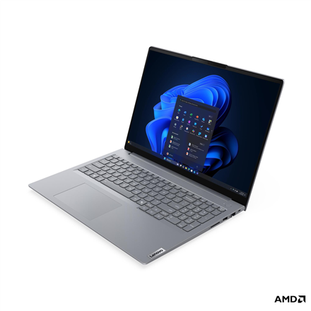 Lenovo ThinkBook 16 G9 AHP | Arctic Grey | 16 " | IPS | WUXGA | 1920 x 1200 pixels | Anti-glare | AMD Ryzen 5 | 220 | 16 GB | SODIMM DDR5 | Solid-state drive capacity 512 GB | AMD Radeon 740M Graphics | Windows 11 Pro | 802.11be | Bluetooth version 5.4 | Keyboard language Nordic | Keyboard backlit | Warranty 24 month(s) | Battery warranty 12 month(s) - Image 4