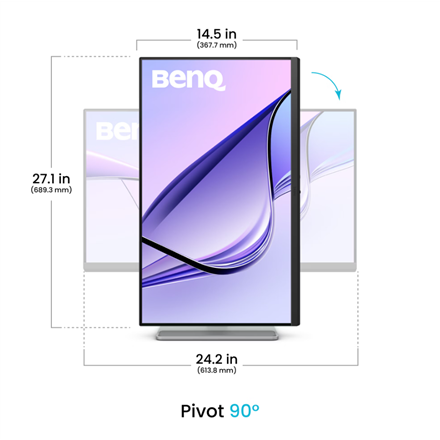 Benq MA270UP | 27 " | IPS | 16:9 | 60 Hz | 5 ms | 3840 x 2160 pixels | 450 cd/m² | HDMI ports quantity 2 - Image 6
