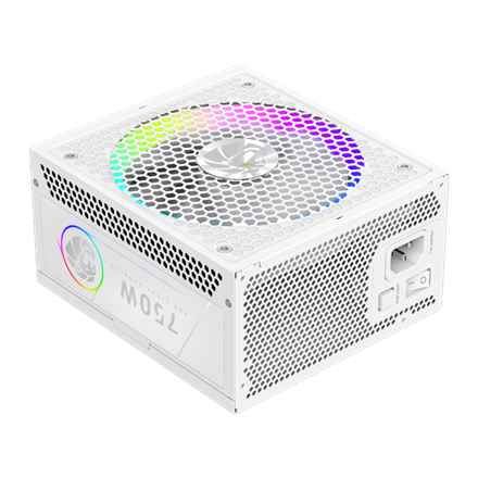 Gamemax PSU | RGB 750G WH | 750 W | Gold | White | Full Modular - Image 3