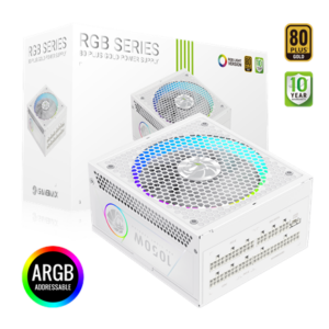 Gamemax PSU | RGB 1050G WH | 1050 W | Gold | White | Full Modular