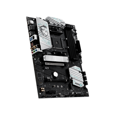 MSI B550 GAMING WIFI | Processor family AMD | Processor socket AM4 | DDR4 | Supported hard disk drive interfaces SATA, M.2 | Number of SATA connectors 6 - Image 4
