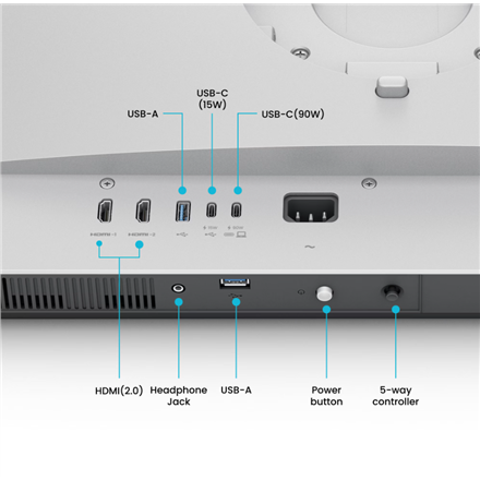 Benq MA270UP | 27 " | IPS | 16:9 | 60 Hz | 5 ms | 3840 x 2160 pixels | 450 cd/m² | HDMI ports quantity 2 - Image 5
