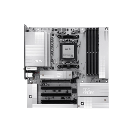 MSI PRO B850M-A WIFI PZ | Processor family AMD | Processor socket AM5 | DDR5 | Supported hard disk drive interfaces SATA, M.2 | Number of SATA connectors 4 - Image 2
