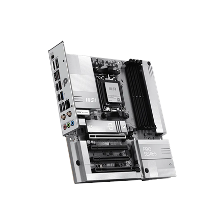 MSI PRO B850M-A WIFI PZ | Processor family AMD | Processor socket AM5 | DDR5 | Supported hard disk drive interfaces SATA, M.2 | Number of SATA connectors 4 - Image 4