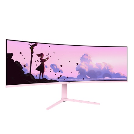 Arozzi Nova | 49 " | VA | 32:9 | 165 Hz | 4 ms | 5120 x 1440 pixels | 350 cd/m² | HDMI ports quantity 2 | Pink - Image 5