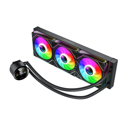 Gamemax CPU Liquid Cooler | ICEBURG 360 DIGITAL BK | Black - Image 2