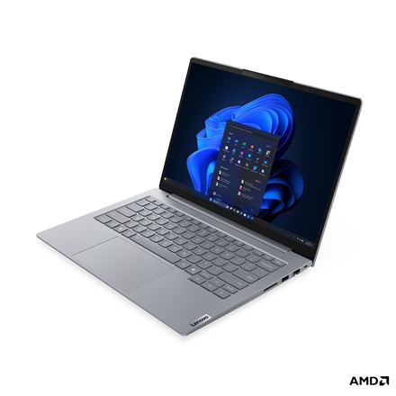 Lenovo ThinkBook 14 G9 AHP | Arctic Grey | 14 " | IPS | WUXGA | 1920 x 1200 pixels | Anti-glare | AMD Ryzen 5 | 220 | 16 GB | SODIMM DDR5 | Solid-state drive capacity 512 GB | AMD Radeon 740M Graphics | Windows 11 Pro | 802.11be | Bluetooth version 5.4 | Keyboard language Nordic | Keyboard backlit | Warranty 24 month(s) | Battery warranty 12 month(s) - Image 4