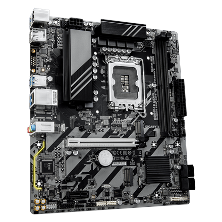 Gigabyte B860M E GEN5 | Processor family Intel | Processor socket LGA1851 | DDR5 | Number of SATA connectors 4 | Supported hard disk drive interfaces SATA, M.2 - Image 4
