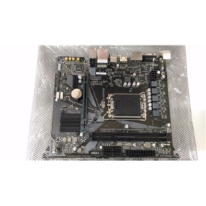 SALE OUT. Gigabyte H610M S2H V2 1.0 | Processor family Intel | Processor socket LGA1700 | DDR5 DIMM | Supported hard disk drive interfaces M.2, SATA | Number of SATA connectors 4 | REFURBISHED, WITHOUT ORIGINAL PACKAGING AND ACCESSORIES, ONLY BACK PANEL INCLUDED
