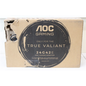 SALE OUT. AOC 24G42E 23,8“ 1920x1080/16:9/300 cd/m²/1 ms/HDMI, DisplayPort, Headphone out | SALE OUT. AOC | 24G42E | 24 " | IPS | FHD | 16:9 | 180 Hz | 1 ms | 1920 x 1080 pixels | 300 cd/m² | HDMI ports quantity 1 | Black | Warranty 36 month(s) | DAMAGED PACKAGING