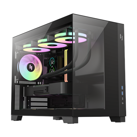 Gamemax Case | NEX C33 BK | MATX/BTF - Image 2
