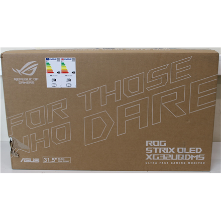 SALE OUT. ASUS ROG Strix XG32UQDMS Gaming Monitor 32" 3840x2160/16:9/250cd/m2/0.03ms Dispaly port, HDMI, USB_C, Headphone port | Asus ROG Strix XG32UQDMS | 32 " | QD-OLED | 4K | 16:9 | 240 Hz | 0.03 ms | 3840 x 2160 pixels | 250 cd/m² | HDMI ports quantity 2 | Black | Warranty 36 month(s) | DAMAGED PACKAGING - Image 2