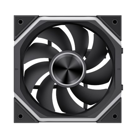 Gamemax FN12A-N2 WL | Case fan | Black - Image 7