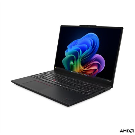 Lenovo ThinkPad T16 G5 AMD | Black | 16 " | IPS | WUXGA | 1920 x 1200 pixels | Anti-glare | AMD Ryzen 5 PRO | 215 | 16 GB | SODIMM DDR5 | Solid-state drive capacity 512 GB | AMD Radeon 740M Graphics | Windows 11 Pro | 802.11be | Bluetooth version 5.4 | Keyboard language English | Keyboard backlit | Warranty 36 month(s) | Battery warranty 12 month(s) - Image 5