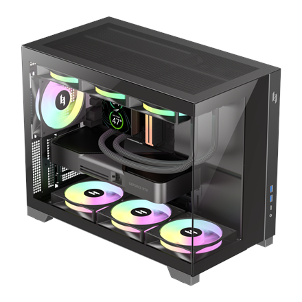 Gamemax Case | NEX C33 BK | MATX/BTF - Image 5
