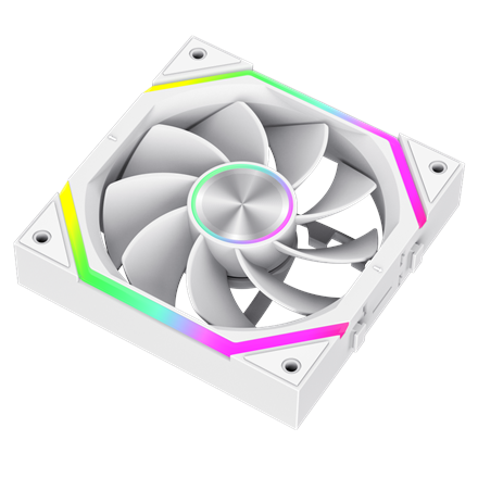 Gamemax FN12A-N2 WL-RW | Case fan | White - Image 4