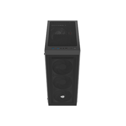 Fury PC Case | SHOBO SH8F | Black | Midi Tower - Image 6