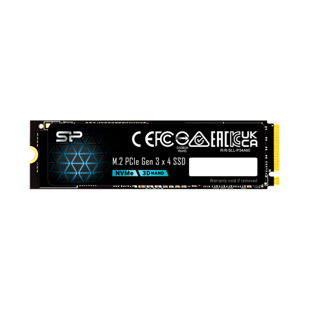 Silicon Power SP P34A60 | 128 GB | Solid-state drive interface M.2 PCIe Gen 3x4 | Read speed 1800 MB/s | Write speed 600 MB/s - Image 2