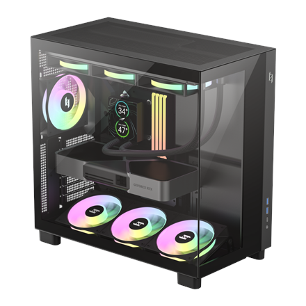 Gamemax Case | NEX C53 BK | ATX/BTF - Image 5