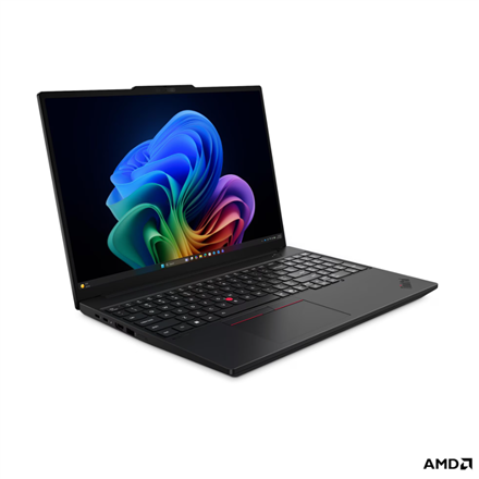 Lenovo ThinkPad T16 G5 AMD | Black | 16 " | IPS | WUXGA | 1920 x 1200 pixels | Anti-glare | AMD Ryzen 5 PRO | 215 | 16 GB | SODIMM DDR5 | Solid-state drive capacity 512 GB | AMD Radeon 740M Graphics | Windows 11 Pro | 802.11be | Bluetooth version 5.4 | Keyboard language English | Keyboard backlit | Warranty 36 month(s) | Battery warranty 12 month(s) - Image 6