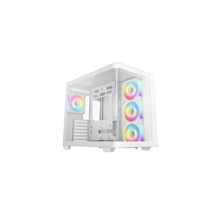 Deepcool Case | CG530U 4F WH | Whirte | Midi Tower - Image 2