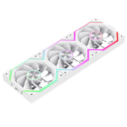 Gamemax FN12A-N2 WL-RW | Case fan | White - Image 2