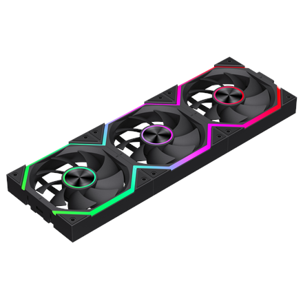 Gamemax FN12A-N2 WL | Case fan | Black - Image 2